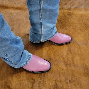 Pink Roper Style Cowboy Boots